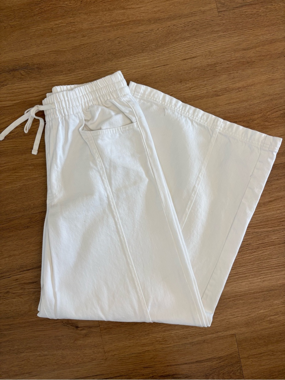 NWOT Universal Thread Wide-Leg Beach Pants — Cream - Picture 6 of 6
